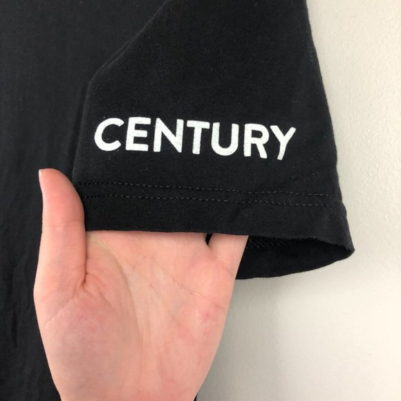 Peloton 100 Rides Century Black Tee Shirt Cycling - Picture 6 of 8